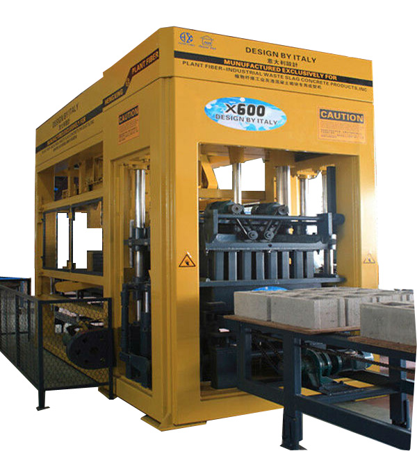 稭稈(gan)纖維混凝(níng)土制磚機(jī)