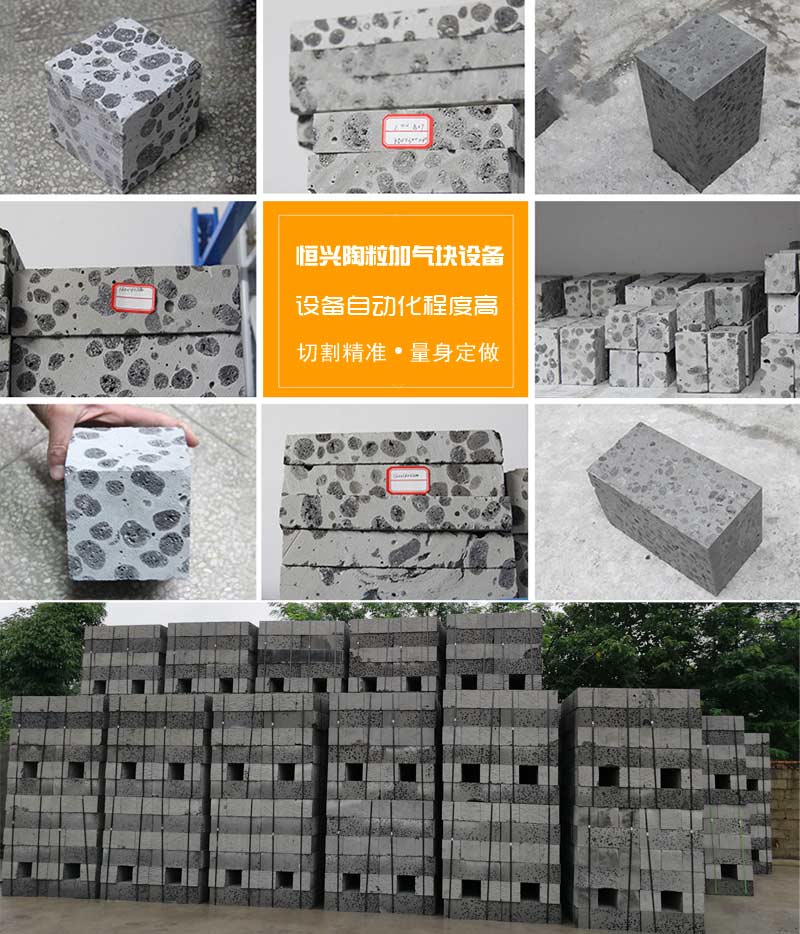 陶粒加氣混(hun)凝土砌塊 陶(tao)粒加氣混凝(níng)土砌塊